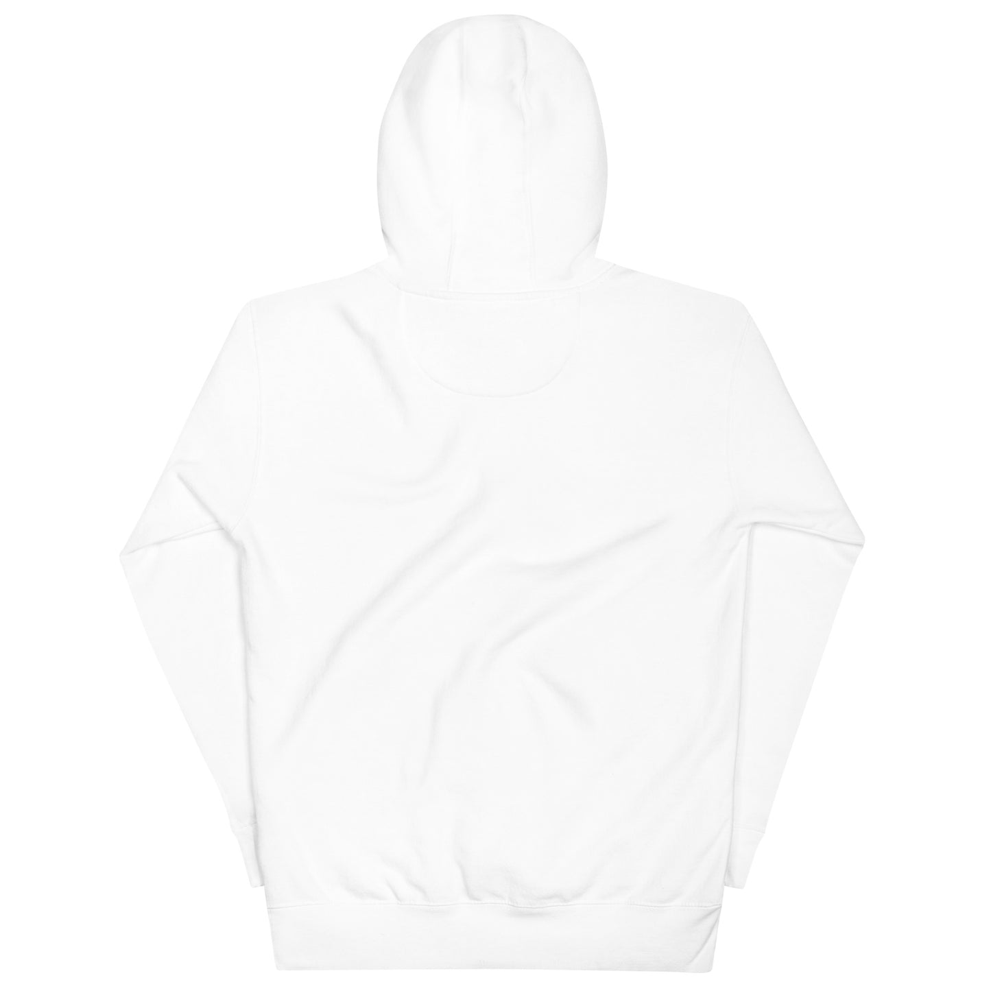 Embroidered Logo Fleece Hoodie, White