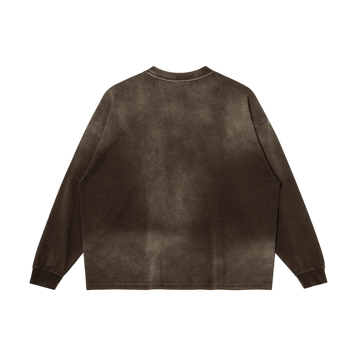 KTB Oversized Vintage 260GSM Long Sleeve, Faded Brown