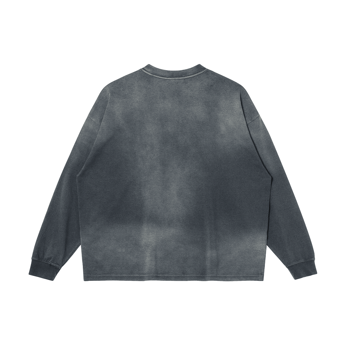 KTB Oversized Vintage 260GSM Long Sleeve, Smoke Gray