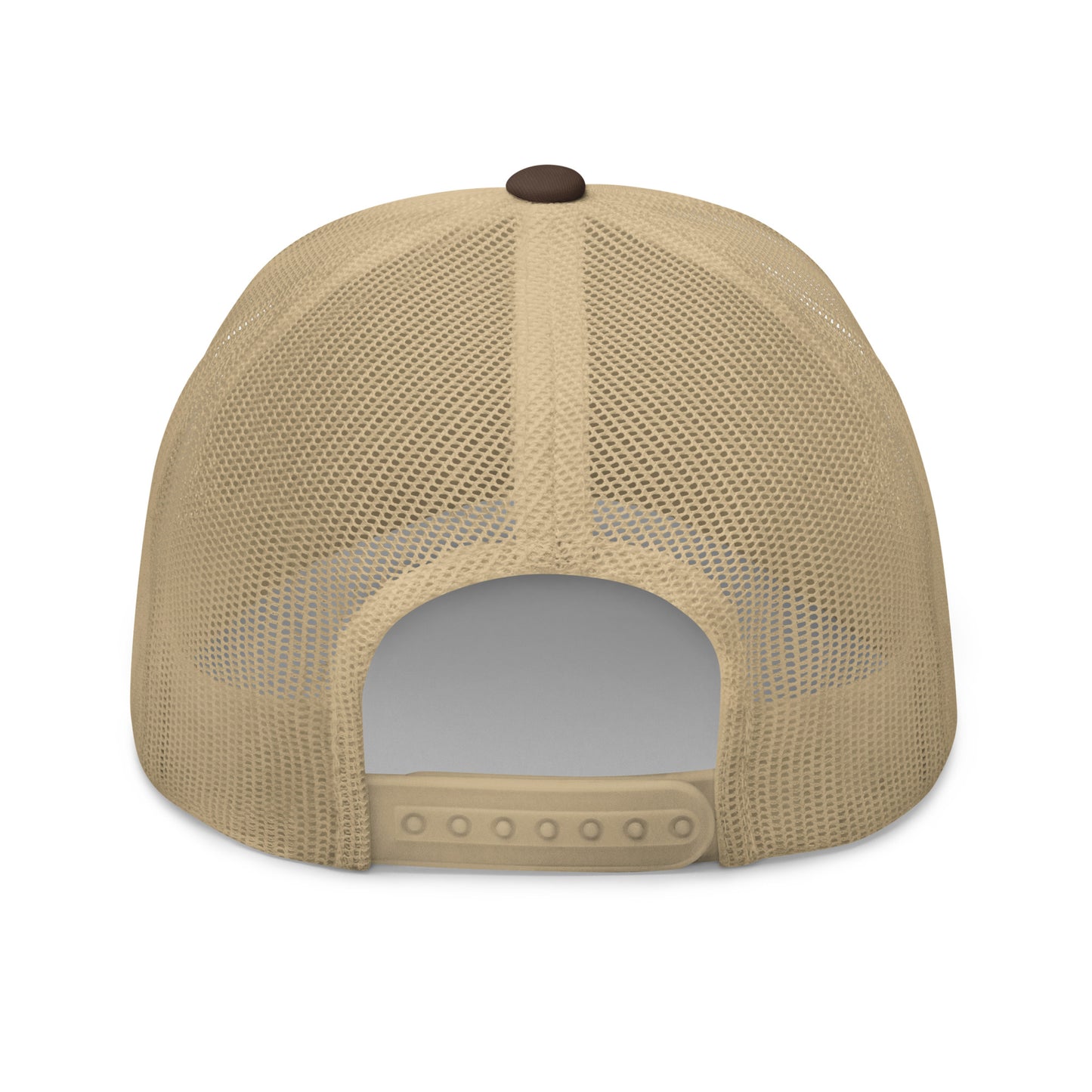 Monogram Logo Mesh Hat, Brown