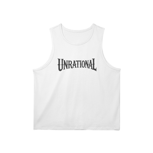 Large Logo 240GSM Tank-top, White