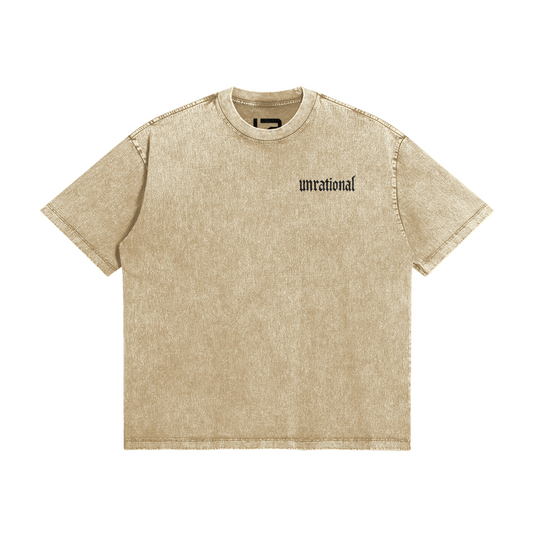 Oversized Shop Tee 285GSM T-shirt, Beige