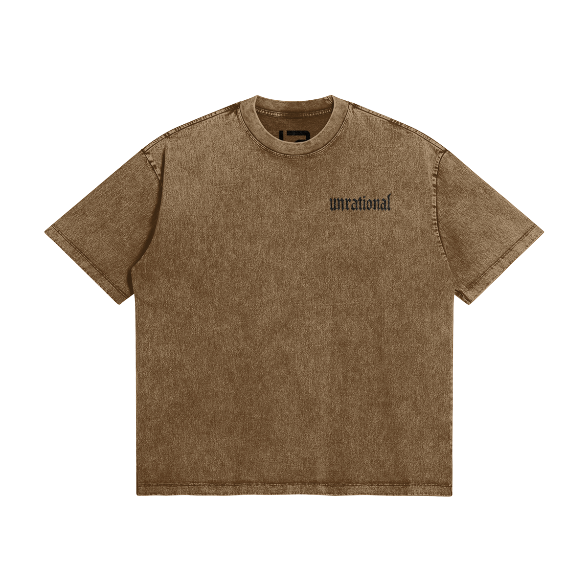 Oversized Shop Tee 285GSM T-shirt, Saddle Brown