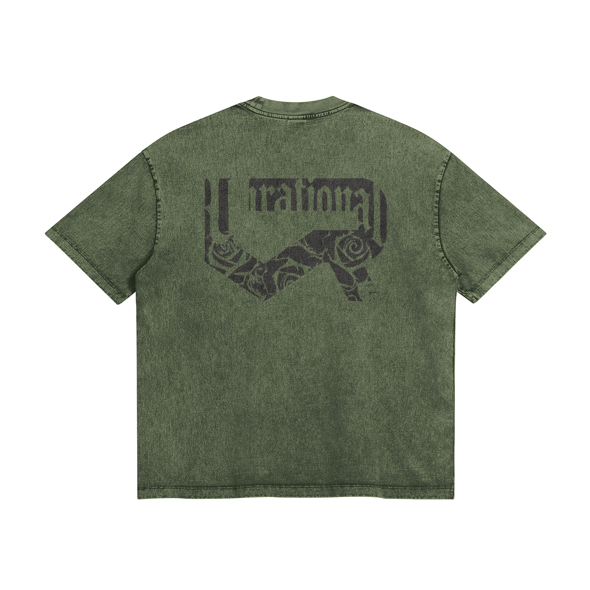 Oversized Shop Tee 285GSM T-shirt, Rifle Green