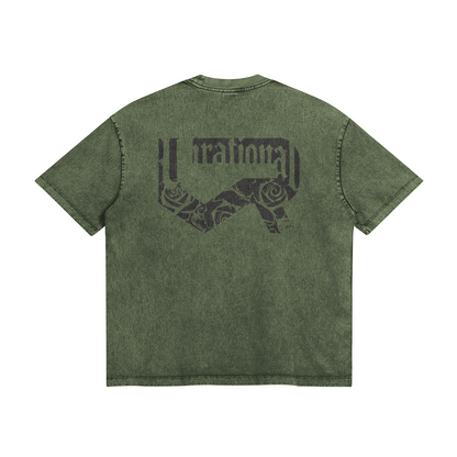 Oversized Shop Tee 285GSM T-shirt, Rifle Green