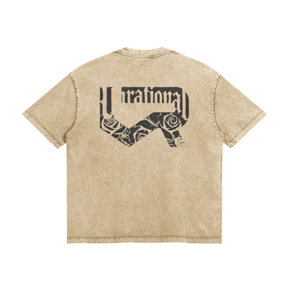 Oversized Shop Tee 285GSM T-shirt, Beige