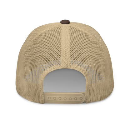 Monogram Logo Mesh Hat, Brown
