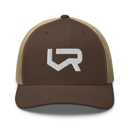 Monogram Logo Mesh Hat, Brown