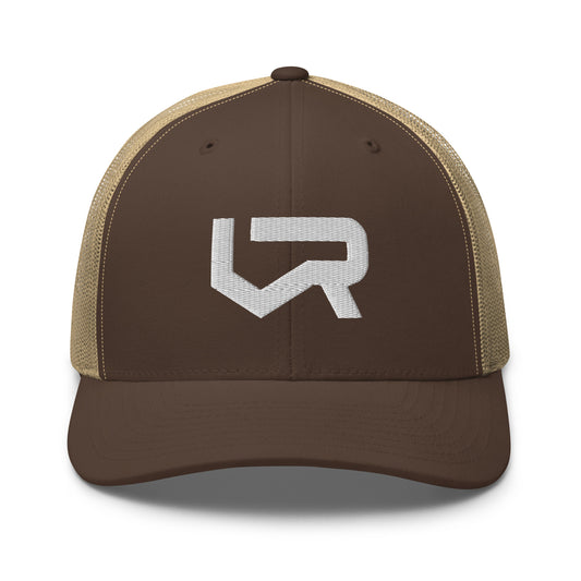 Monogram Logo Mesh Hat, Brown