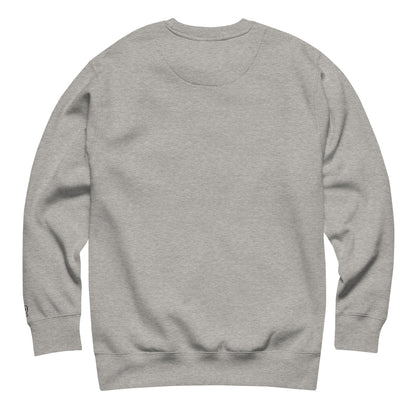 KTB Embroidered Crewneck Fleece Sweatshirt, Gray